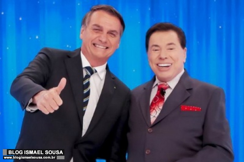 Com Bolsonaro, Silvio Santos bate audiÃªncia do FantÃ¡stico da Globo