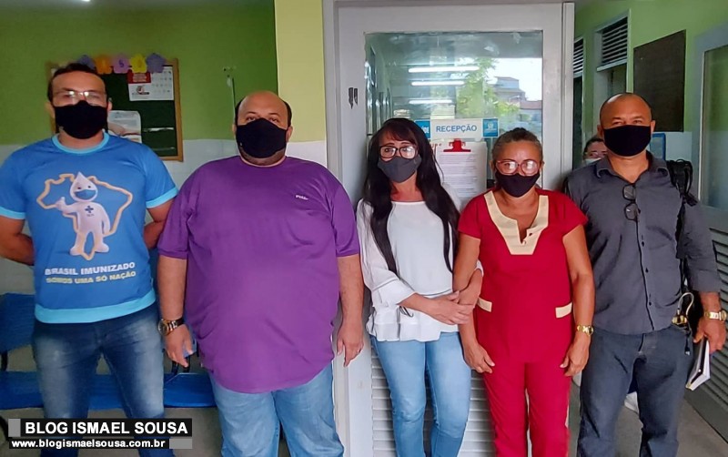 Vereador Gideon Ismaias visita UBS e cobra melhorias no atendimento Ã  populaÃ§Ã£o do bairro Pintos