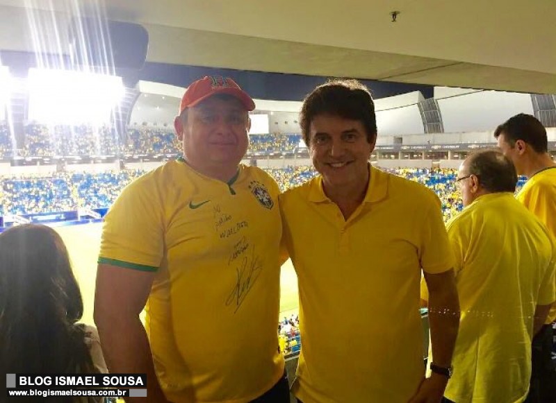Governador Robinson Faria Ã© vaiado no jogo entre Brasil e BolÃ­via em Natal