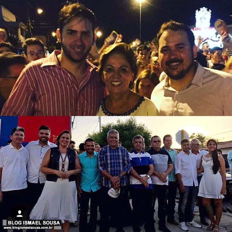 PolÃ­ticos marcaram presenÃ§a na procissÃ£o de Santa Luzia