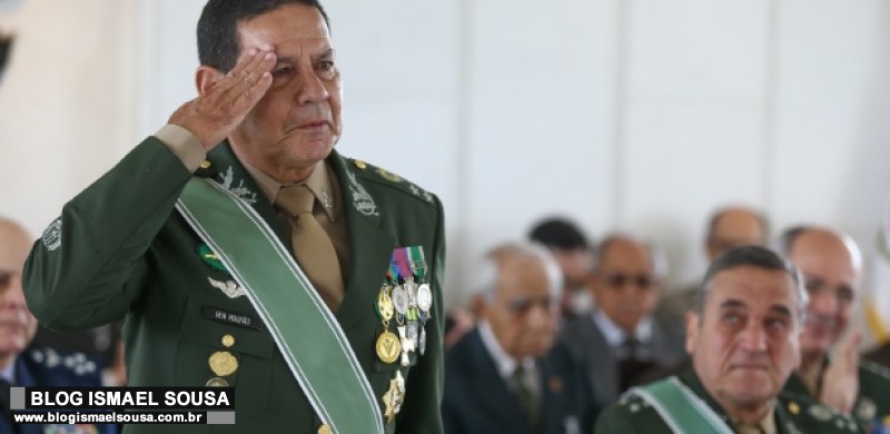 General Hamilton MourÃ£o (PRTB) serÃ¡ o vice na chapa de Jair Bolsonaro