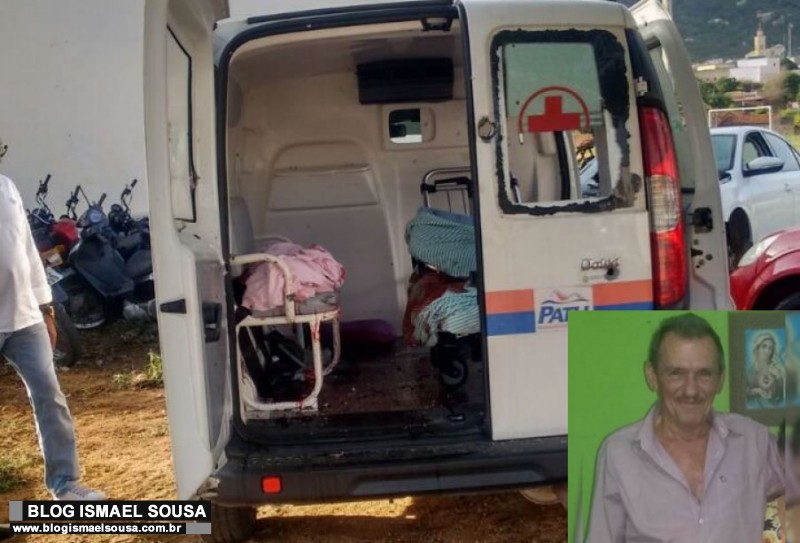 Aposentado Ã© executado dentro de ambulÃ¢ncia em Patu; alvo seria outro paciente