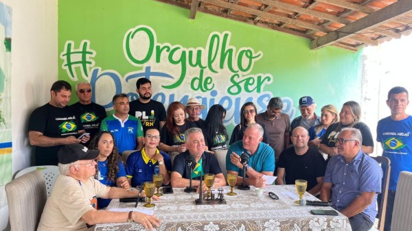 Coronel Hélio recebe apoio do prefeito e vereadores da maior cidade do Potengi