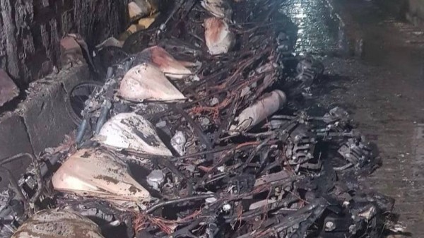Ataque criminoso ao pátio da STTU em Natal deixa 14 motos destruídas