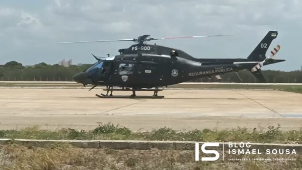 Movimentação intensa no Aeroporto de Mossoró após fuga no presídio Federal