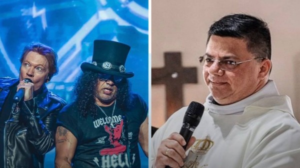 “Pecado é não gostar. É muito é massa”, responde padre cearense sobre Guns N´ Roses