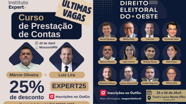  Eventos sobre eleições ocorrerão nos próximos dias em Mossoró
