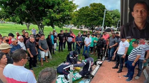 PM sofre infarto e morre durante manifestação por reajuste salarial na Governadoria