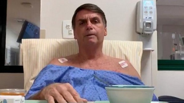 Bolsonaro é internado com dores abdominais em hospital em Orlando, nos EUA