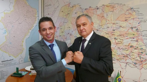 Em Brasília, General Girão recebe prefeito Allyson e anuncia recursos para Mossoró