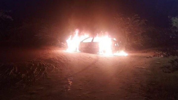 Carro incendiado em Mossoró e tentativa de incêndio a ônibus em Baraúna