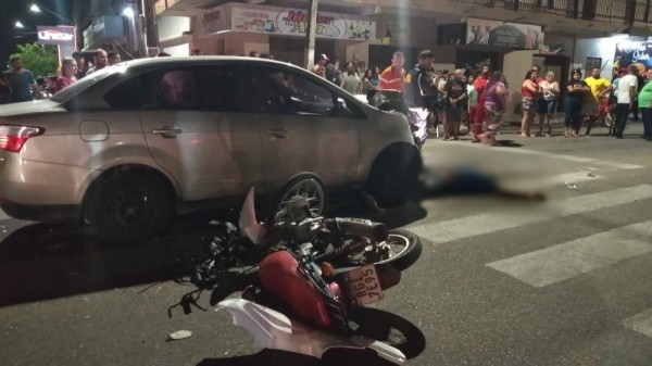 Motociclista de 26 anos morre após ser atingido por carro em Mossoró