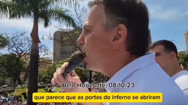 'Depois que deixamos a Presidência as portas do inferno se abriram', diz Bolsonaro no BH