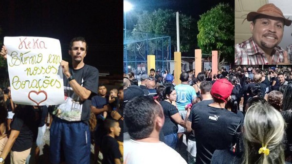 Amigos e familiares fazem manifestação pedindo justiça por morte de comerciante morto em Mossoró
