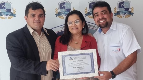 Vereador Wiginis do Gás reconhece o trabalho da Ampla Planos de Saúde 