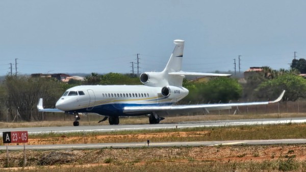 Aeroporto Dix‑sept Rosado recebe jato executivo de porte mundial para evento em Mossoró