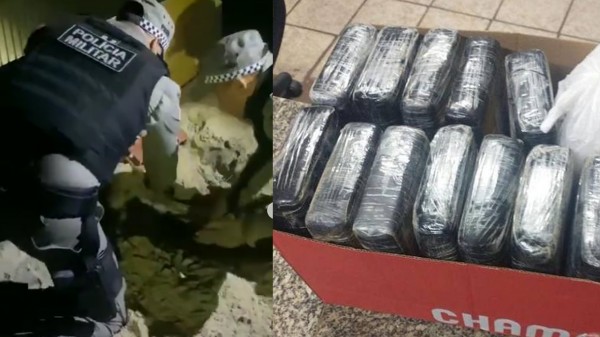 PM apreende 17 quilos de pasta base de cocaína em Areia Branca