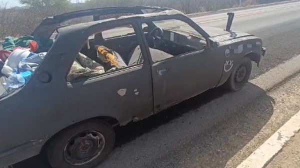 Carro de ‘Mad Max’ é apreendido pela PRF em Lajes/RN