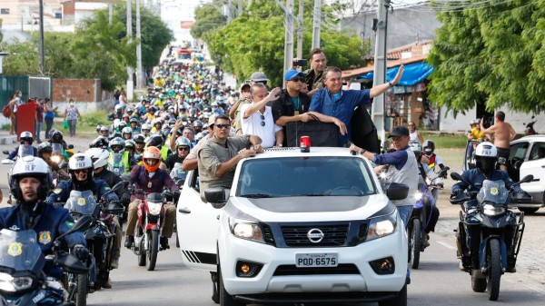 Confira fotos da agenda de Bolsonaro no RN