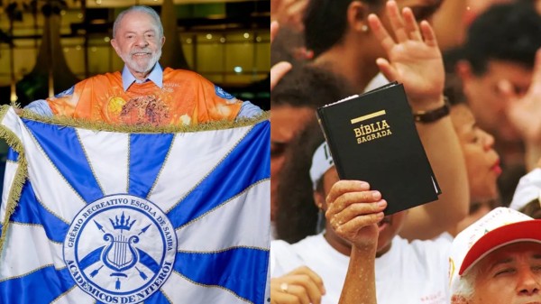 Escola de samba que homenageará Lula terá ala com evangélicos retratados em “lata de conserva”