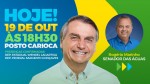 Rogério Marinho participa de carreata pró-Bolsonaro em Pau dos Ferros nesta quarta