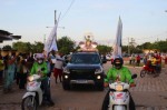 Devotos de Santa Luzia fazem procissÃ£o de carros devido Ã  pandemia