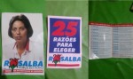 Panfleto da campanha de Rosalba de 1996 está à venda na internet por R$ 50 reais