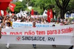 Greve da saÃºde terÃ¡ inÃ­cio com protesto em frente Ã  Governadoria