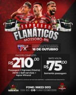 Expresso FlanÃ¡ticos - Fortaleza x Flamengo dia 16 de outubro