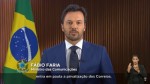 Com a privatização, os Correios vão conseguir crescer e competir, diz Fábio Fária em pronunciamento