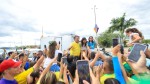 Bolsonaro prestigia apoiadores de Serra Caiada durante o Rota 22