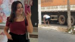 Funcionária da AeC morre atropelada por carreta em cruzamento de Mossoró