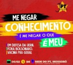 Piada: PT MossorÃ³ mistura UERN com vacina e mobiliza juventude contra Bolsonaro