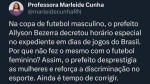 Saúde de Mossoró agoniza, mas vereadora do PT está preocupada com Copa do Mundo Feminina