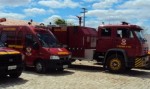 Bombeiros militares tambÃ©m cruzaram os braÃ§os por completo em MossorÃ³