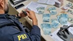 PRF prende casal por crime eleitoral no RN; santinhos e R$ 8.615,00 foram apreendidos