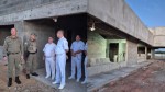 Recursos de General Girão garantem nova sede do 12º BPM; comandante da PM acompanha obras em Mossoró