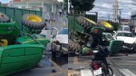 GTA Mossoró: Trator e carro colidem no centro