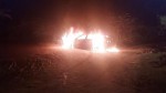 Carro incendiado em Mossoró e tentativa de incêndio a ônibus em Baraúna