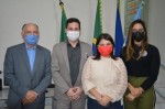 Candidatos à presidência da OAB Mossoró, Hermeson e Diana, visitam a UERN