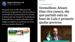 Rogério alfineta Álvaro após prefeito se alinhar com petismo: ‘As máscaras vão caindo’