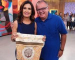 Mossoroense participa do Encontro e convida FÃ¡tima para assistir o Chuva de Bala
