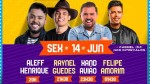 'Mossoró Cidade Junina' tem shows de Xand, Felipe Amorim e Raynel Guedes nesta sexta-feira