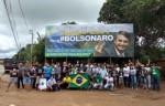 Defensores de Jair Bolsonaro erguem outdoor na cidade serrana de Martins-RN