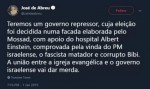 Ator petista surta e acusa ServiÃ§o de InteligÃªncia de Israel de ter planejado atentado contra Bolsonaro