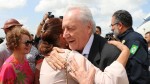 O abraço de Rosalba em Lewandowski