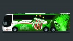 Expresso Tricolor: Novo Ã´nibus do BaraÃºnas serÃ¡ apresentado ao torcedor com tour pela cidade