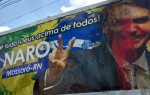 Outdoor de Jair Bolsonaro volta a ser alvo de vandalismo em MossorÃ³