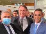 Allyson flerta com Bolsonaro durante agenda em BrasÃ­lia-DF