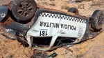 Policial morre após viatura capotar no litoral Norte do RN